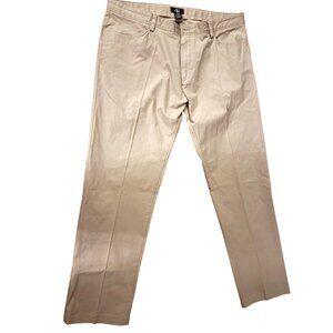 Calvin Klein Mens Slim Fit Beige Chino Pants 38x30 Cotton Blend Business Casual